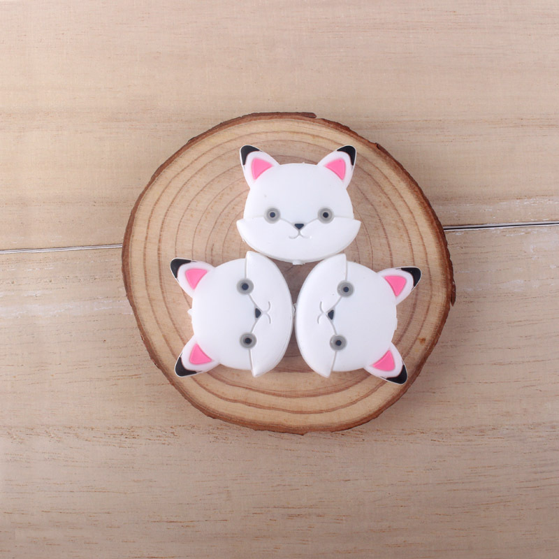 Directo de fábrica de calidad alimentaria de silicona Kaola teether perlas a granel Kaola joyería tesoro molienda teether perlas al por mayor