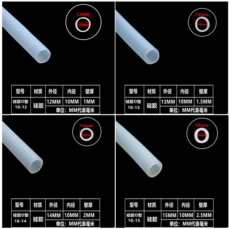 Индивидуальная силиконовая уплотнительная лента, полая цилиндрическая трубка, Пыленепроницаемая, устойчивая к высоким и низким температурам, клейкая лента, полупрозрачная силиконовая плотная
