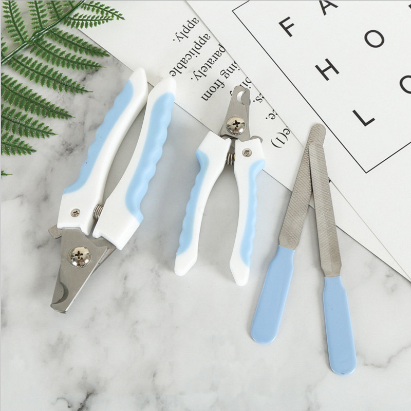 厂家直销宠物修甲钳狗狗猫咪指甲剪指甲钳套装带锉刀批发宠物用品|ru