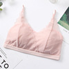 Supporting comfortable elegant wireless bra, elastic protective underware, lifting effect