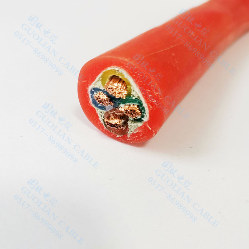 耐高温180度硅橡胶电缆ZR-YGCR-3*4+6*1.5/3*6+6*2.5