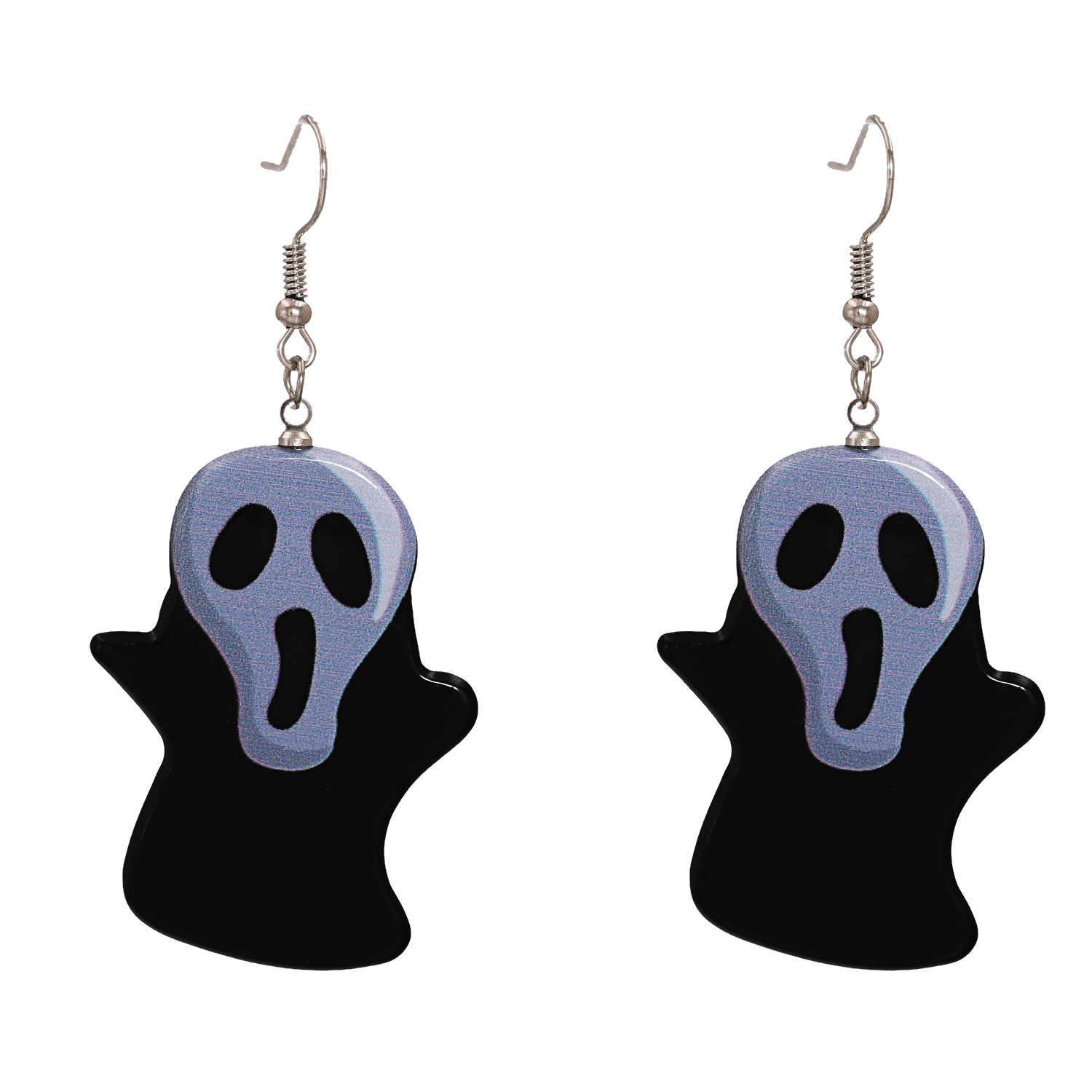 Boucles D&#39;oreilles En Acrylique Citrouille Drôle D&#39;halloween Boucles D&#39;oreilles En Résine De Petite Sorcière display picture 4