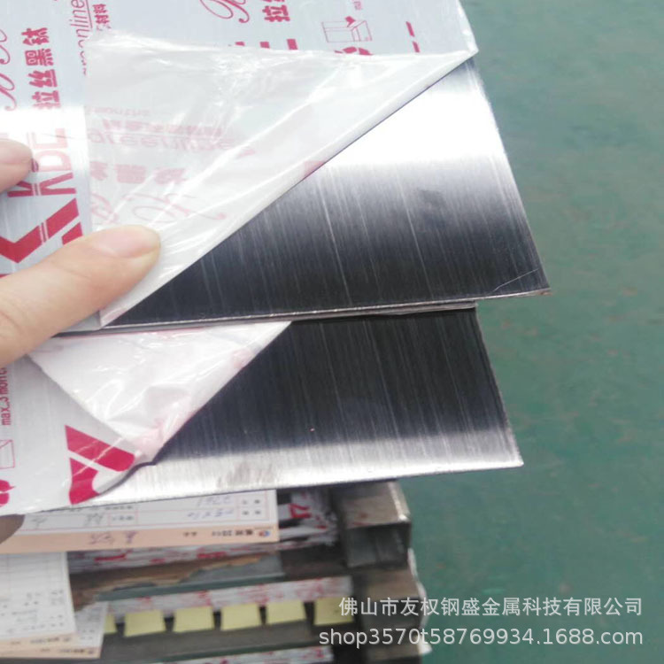 厂家供应304拉丝黑钛不锈钢板  镜面黑钛不锈钢板