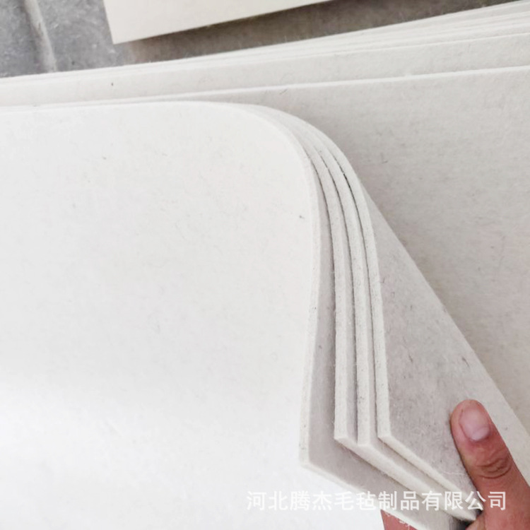 工业毛毡 异形规格机械毛毡垫 细白毛毡布 毛毡条腾杰