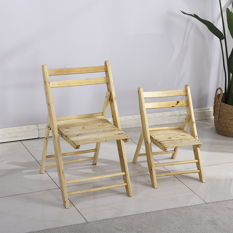outdoors solid wood portable Folding chair Use Camp fold Tables and chairs Cypress multi-function Roadside Stall up dining table and chair