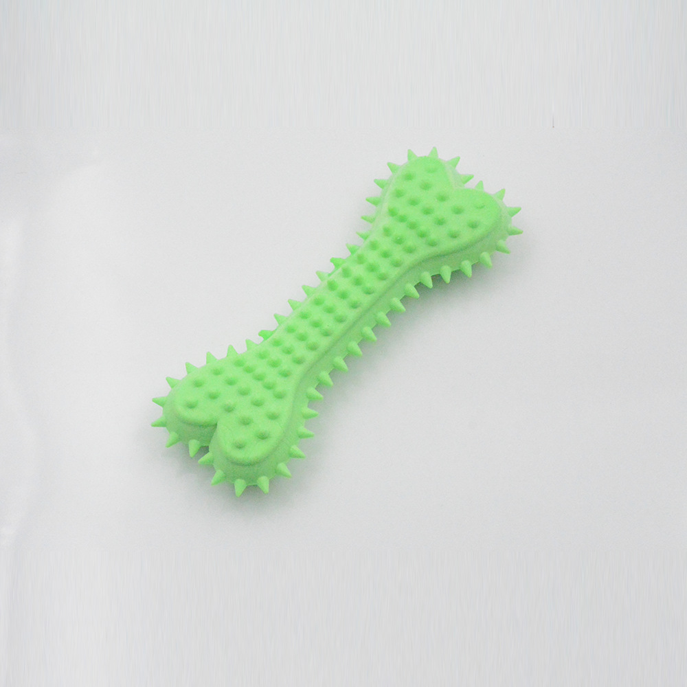 Nueva fragancia espumosa TPR gran amor hueso de juguete perro de molienda palo de Limpieza de dientes de mascotas fabricante de juguetes en stock