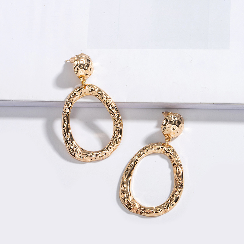 Boucles D&#39;oreilles Simples Coeur En Métal display picture 4