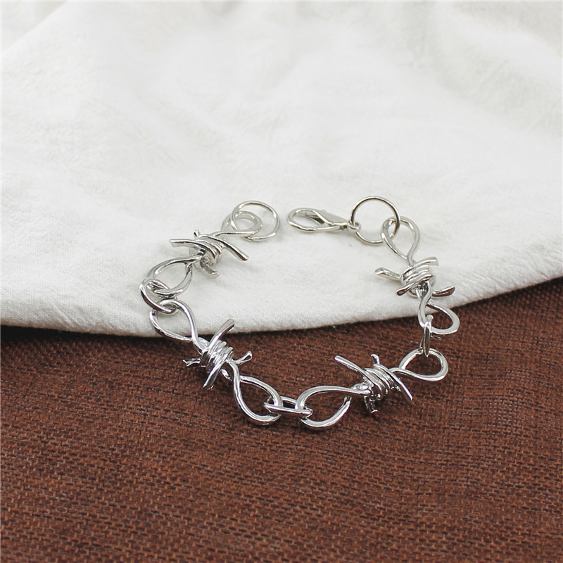 Dornen Gliederkette Modische Punk Halskette Für Damen Und Herren_voghion.com