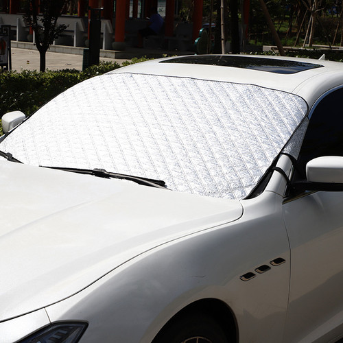 Car snow shield, sun visor, front windshield cover, snow shield and anti-snow cloth, winter window protection frost and anti-freeze cover