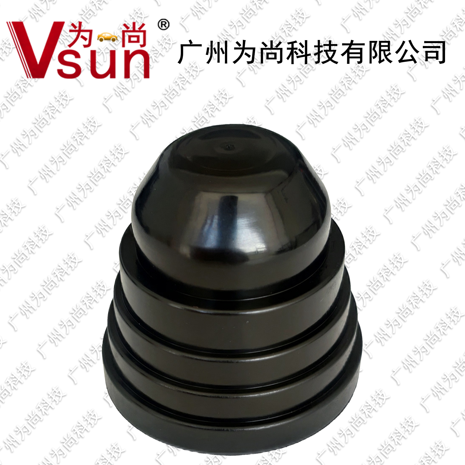 汽车LED大灯改装万能防尘罩5层可剪PVC胶防水通用盖 内径65-45mm