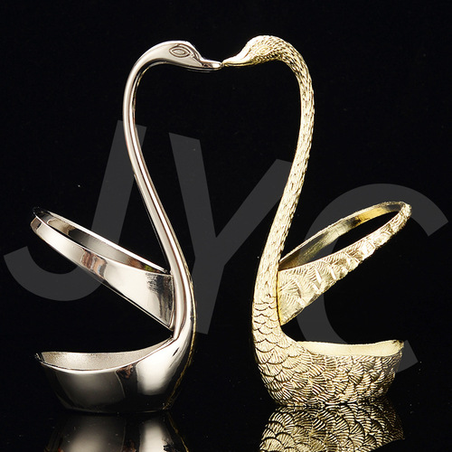 Factory Wholesale Gift Craftsmanship Home Fruit Skewers Cake Forks Creative Swan Fruit Fork Set