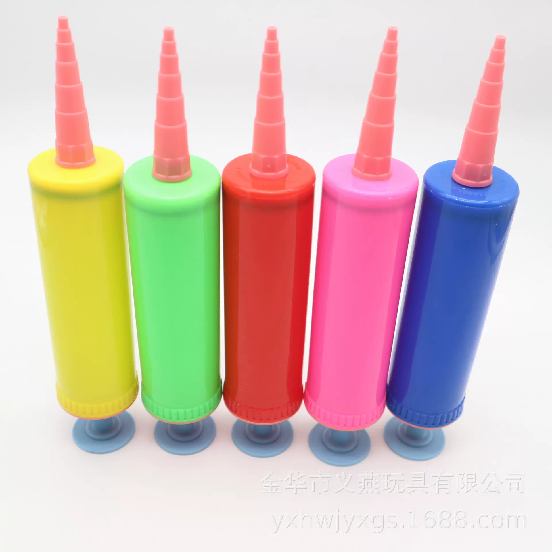 厂家直销批发婚庆气球打气筒手动游泳圈沙盘充气筒手推便携式气筒