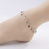 Ankle bracelet with tassels, jewelry, accessory, European style, wholesale