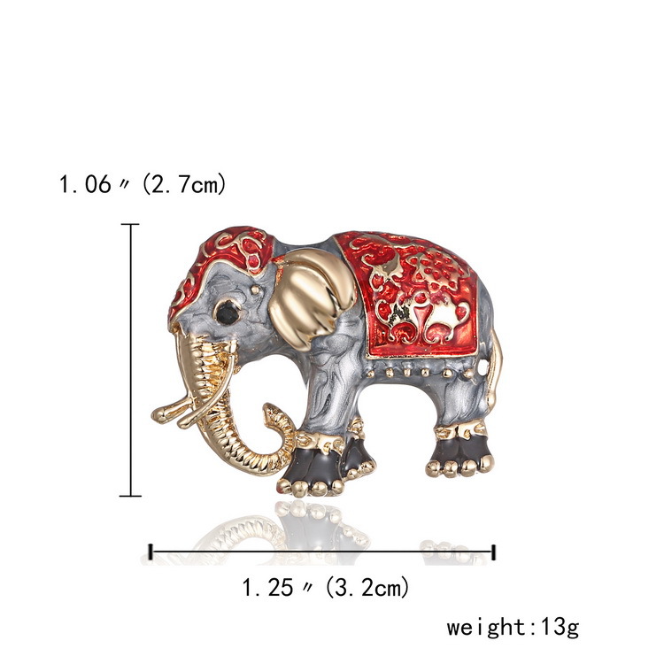 20g Weight Rhinestones Inlay Material Brooches Classification Alloy Material Animal Pattern Plating Craft Fashion Pin Animal Alloy Plating Rhinestones Unisex Brooches 1