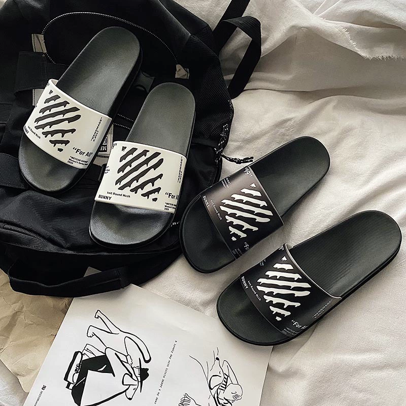 Летние модные Универсальные тапочки в Корейском стиле, мужские и женские сандалии, однослойные тапочки для студенческих пар, модная брендовая Праздничная верхняя одежда, пляжная обувь