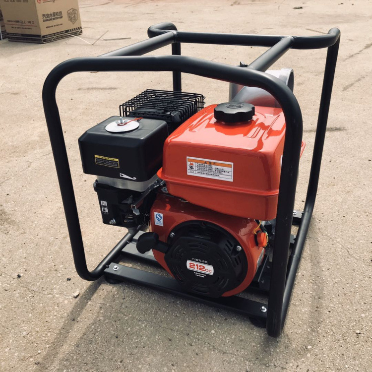 汽油机水泵 农用灌溉高扬程自吸抽水机 170F家用抽水泵3寸