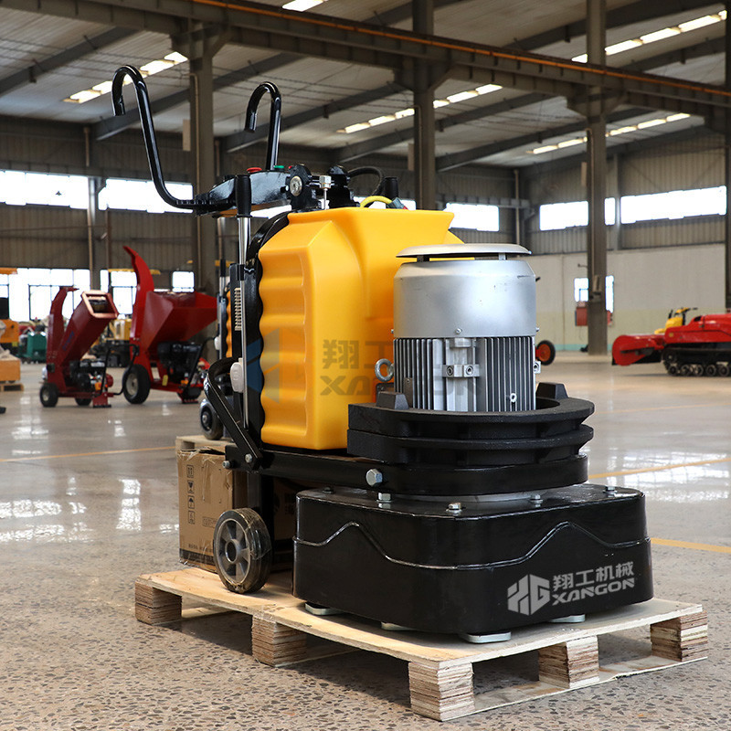 小型吸尘款手扶式环氧地坪研磨机 车间厂区地面打磨机 旧地面翻新