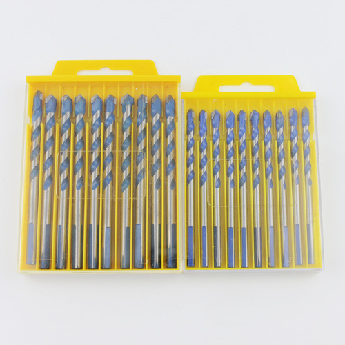 Multifunctional ceramic drill bit tile glass hole opener wall hole metal hole expander triangle woodworking overlord drill