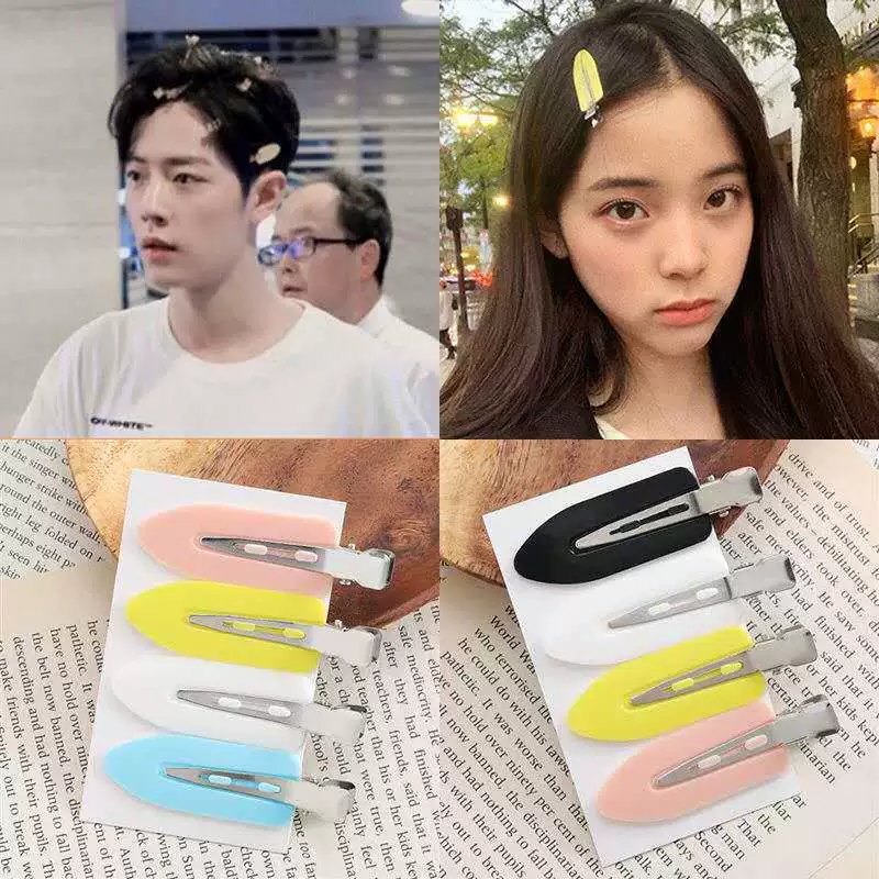 Nana Ouyang с маленькой и изысканной шпилькой бесшовный зажим сеть красный головной убор челка зажим для лба одно слово шпилька