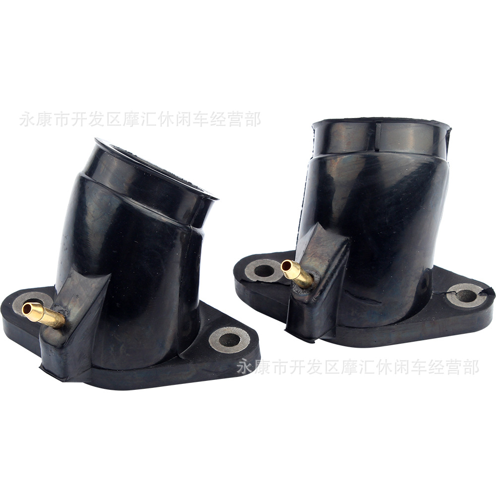 摩托车配件 适用雅马哈YAMAHA XVS400 DS400接口接头进气喉管歧管