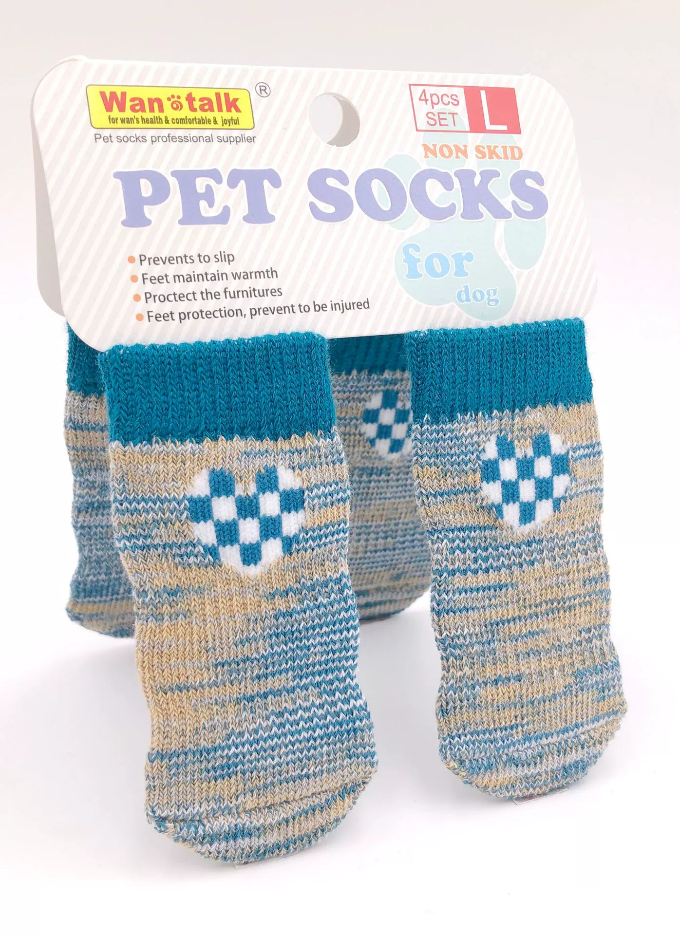 Новое поколение трехслойной эластинной ленты, параллельный эффект домашних животных носки анти-выпадения собачьи носки износостойкие и противоскользящие