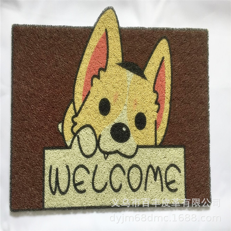 Wholesale and retail of new printed floor MATS, dust-proof floor MATS for entering the door, and decorative floor MATS detail image 4