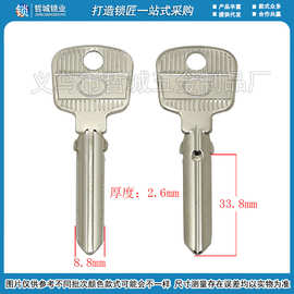 [A291]-特长 带孔   钥胚子 适用于卧式配钥匙机 随机发货