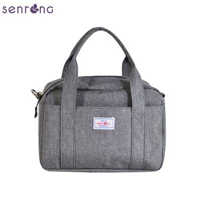 厂家直销跨境手拎包 双色混纺涤纶男士手提包 商务休闲防水手拎包|ru