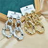 Acrylic chain, trend brand earrings, 2020, suitable for import, European style