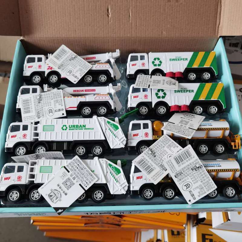 Captain Nile 706-20 simulation inertia toy car Series 1:55 garbage truck sanitation truck