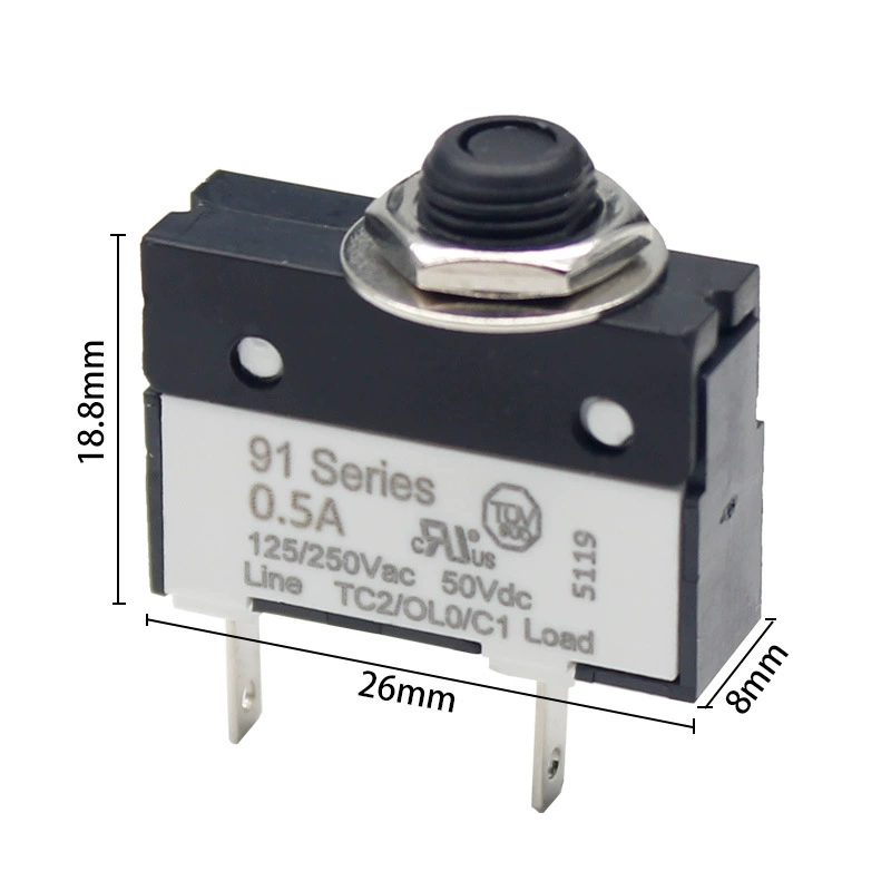 91 series overload overload protector manual reset overload protection switch garbage processor use anti -collision
