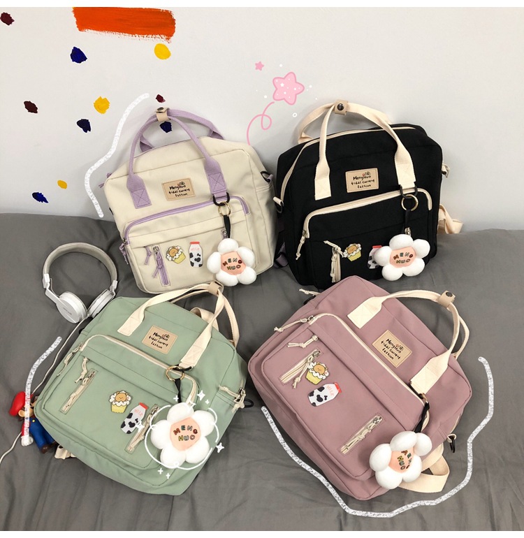 Fashion Flower Handbag Wild High Capacity Backpack display picture 7