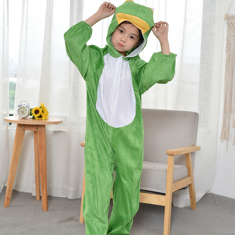 六一儿童动物表演服装 舞台表演服装卡通动物服装 青蛙表演服
