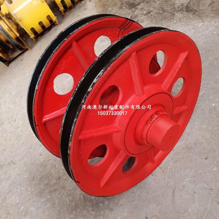 厂家供应 天车滑轮组 双梁起重机滑轮组 铸钢滑轮组