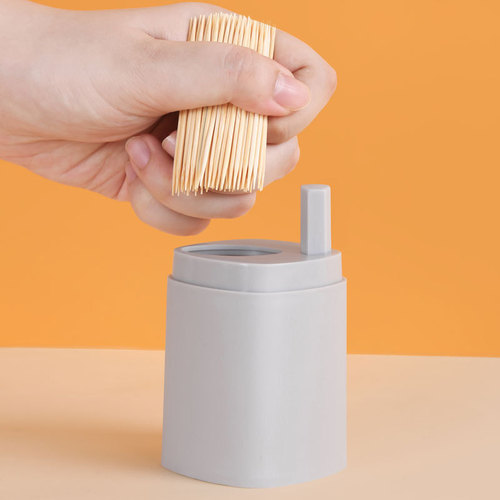 Creative automatic pop-up toothpick tube household toothpick storage box toothpick bottle push-type toothpick box portable toothpick jar