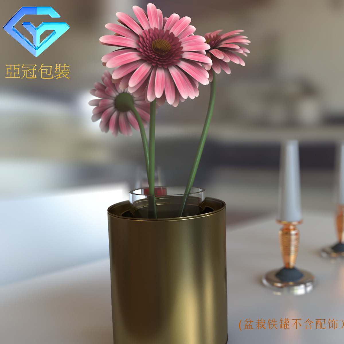 厂家直销金属铁罐圆形盆栽罐马口铁盒蜡烛罐多肉蛋糕茶叶包装香薰|ru