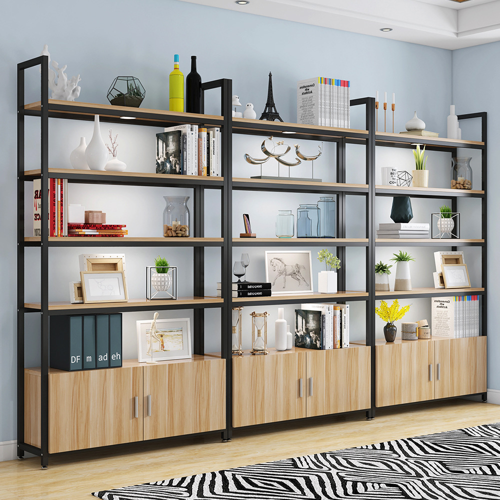 선반 스토리지 랙 거실 다층 랙 사무실 바닥 스토리지 랙 철 화장품 디스플레이 랙 조합