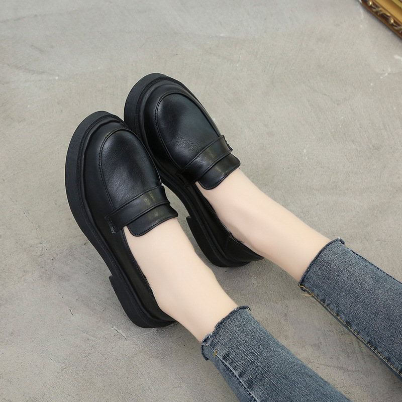 British style Baby leather shoes Schoolgirl 2020 Autumn new pattern The thickness of the bottom solar system jk uniform college Retro Versatile Single shoes