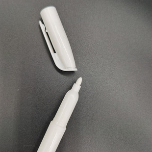 Заводское изготавливание точечное водное однооблонное маркирующее стеклянное ручку можно потер с белыми чернилами, чтобы потратить ручку маркировки