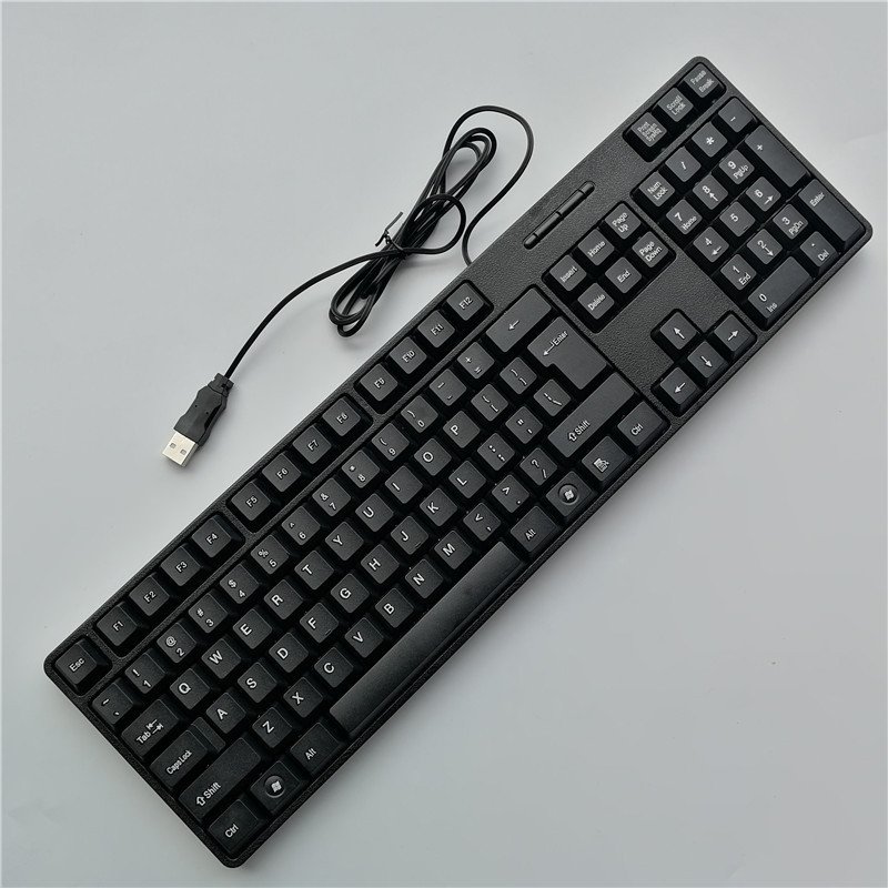 Neutral USB wired keyboard English Arabic Russian French Italian Spanish Brazilian Foreign Trade