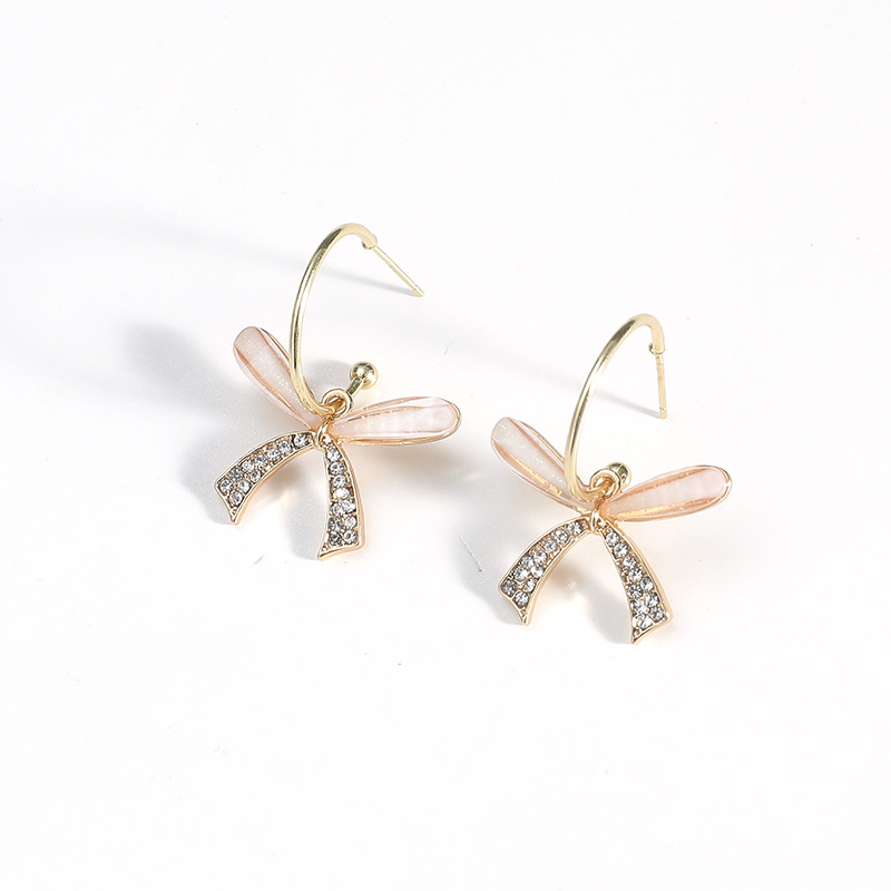 Korea Hot-selling All-match Fashion Niche Butterfly Alloy Earrings display picture 4