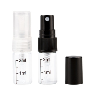 2 5ml black and white pull tube bottle grid printing test tube LOGO printed scale glass bottle spray bottle