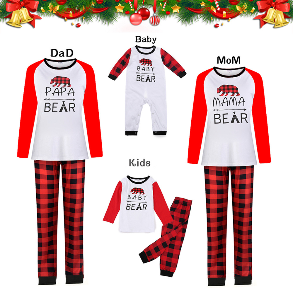 2021 Christmas parent-child family suit...