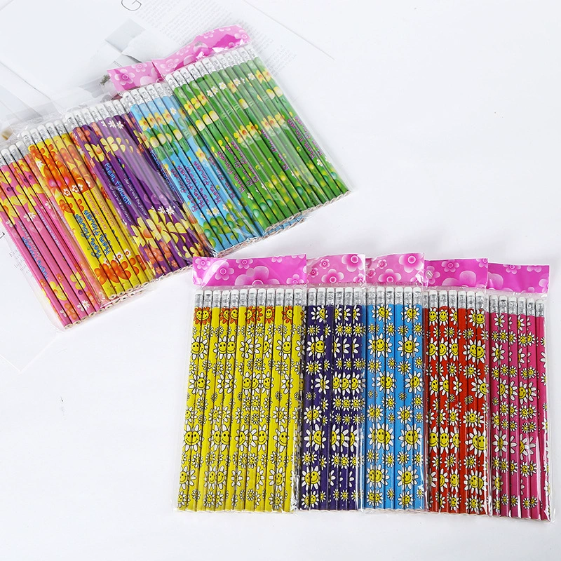 Трансграничный мультяшный цветной чехол для карандаша фильм студент пишущий карандаш Деревянный карандаш в наличии письменные канцелярские принадлежности Школьные принадлежности