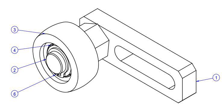 口罩机配件张紧组一拖二口罩机零部件配件加工口罩机零配件