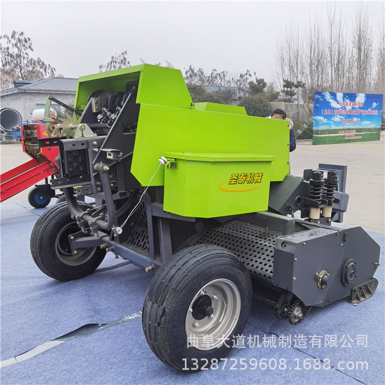 农用补贴型方捆打捆机 2.2米方捆捡拾打捆机 牵引式秸秆压捆机