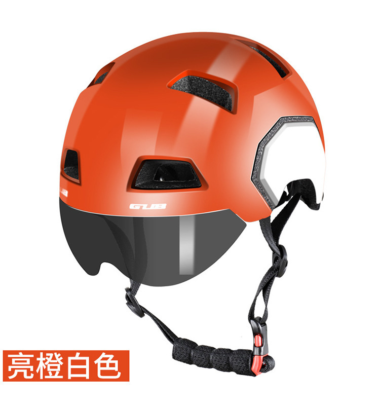 GUB V3 城市头盔电动电瓶摩托车头盔男女通用夏季防晒安全帽近视头盔带磁吸镜片