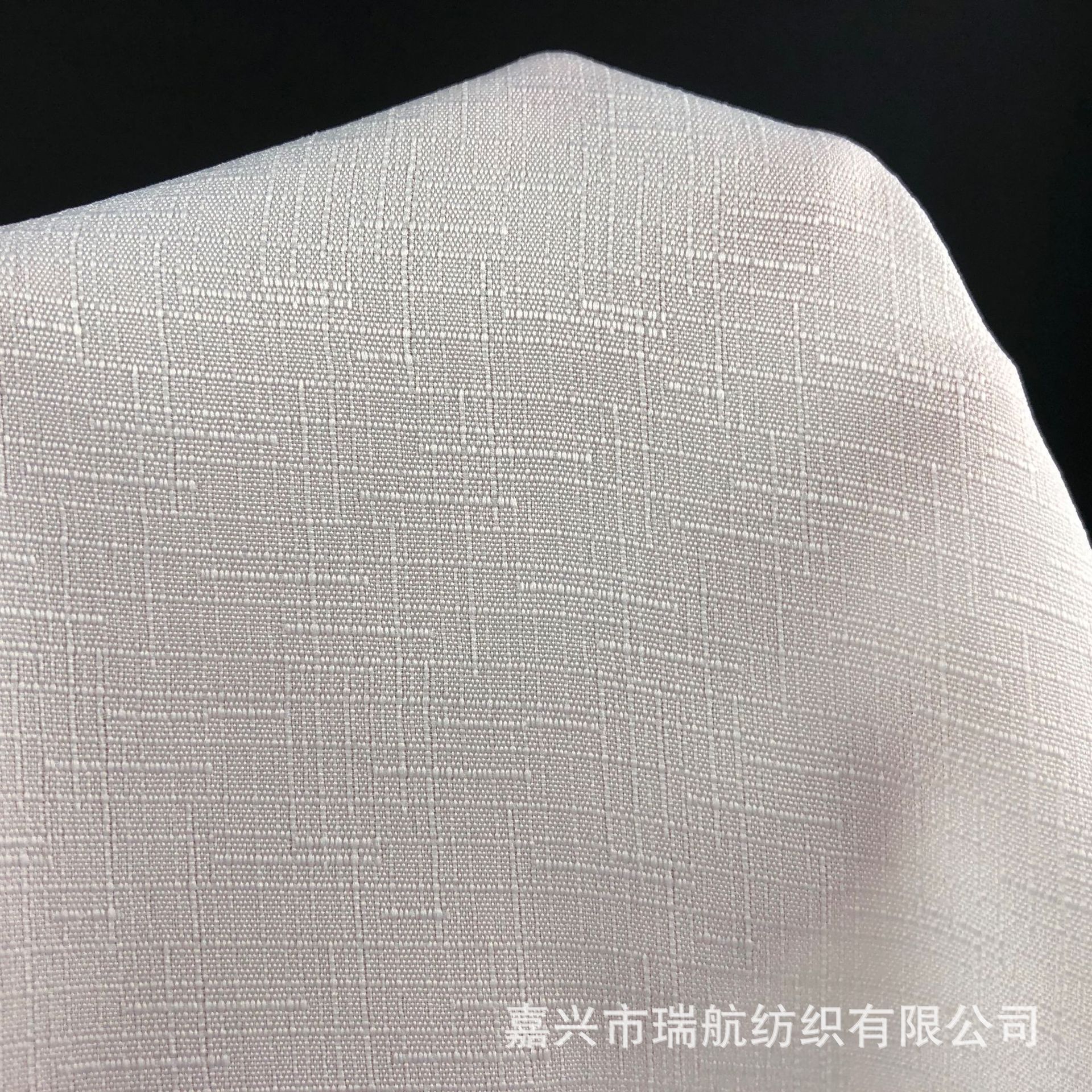 现货高弹丝竹节女装汉服时装连衣裙裤装面料古风本白数码印花底布