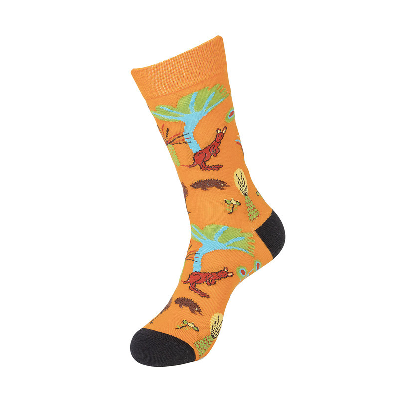 65g Weight Socks Classification Socks Lingerie Type Cotton (more than 50%) Fabric Type A Pair Quantity Casual, Daily Occasion Animal, Color Block Pattern All Seasons Season Unisex Gender Cute Style A Pair Cute Unisex Animal Color Block Cotton (more Than 50%) Crew Socks 26