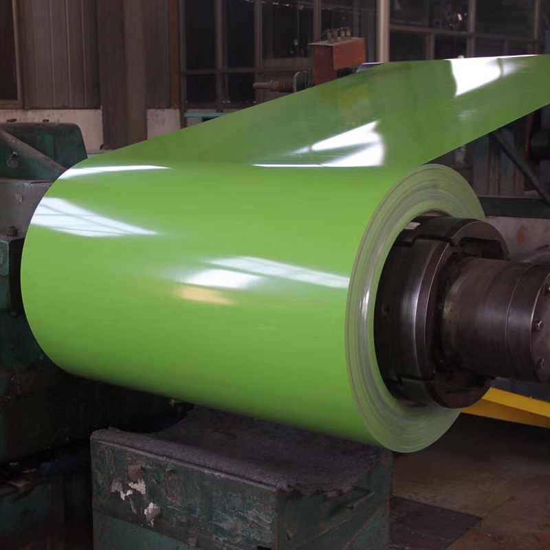 高锌层彩涂卷SGCC彩涂板 灰白蓝红镀铝锌彩涂卷建筑工程用按图加